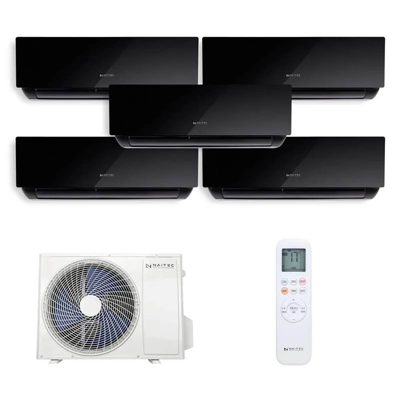 Naitec Multisplit - vonkajšia 12 kW + 5 x Naitec Onyx vnútorná 3,5 kW
