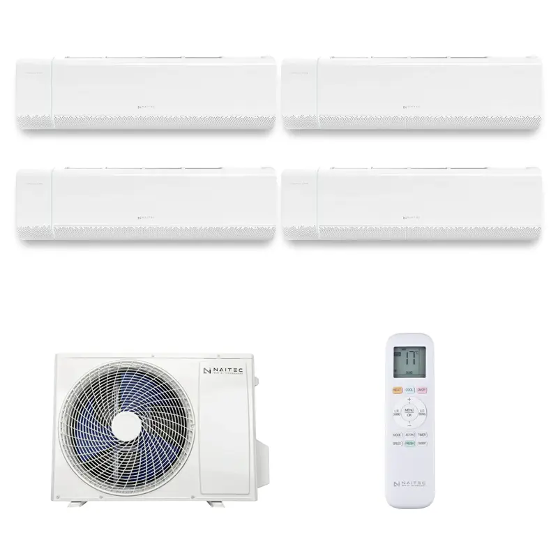 Naitec Multisplit - vonkajšia 12 kW + 4 x Naitec Stellair vnútorná 3,5 kW
