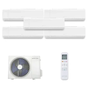 Naitec Multisplit - vonkajšia 12 kW + 5 x Naitec Stellair vnútorná 3,5 kW