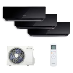 Naitec Multisplit – vonkajšia 8 kW + 3 x Naitec Onyx vnútorná 3,5 kW s montážou