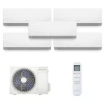 Naitec Multisplit – vonkajšia 12 kW + 5 x Naitec Sensitive Pro vnútorná 3,5 kW s montážou