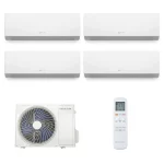 Naitec Multisplit – vonkajšia 12 kW + 4 x Naitec Sensitive Pro vnútorná 3,5 kW s montážou