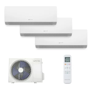 Naitec Multisplit – vonkajšia 8 kW + 3 x Naitec Sensitive Pro vnútorná 3,5 kW s montážou