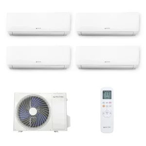 Naitec Multisplit – vonkajšia 12 kW + 4 x Naitec New Smart vnútorná 3,5 kW s montážou