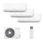 Naitec Multisplit – vonkajšia 8 kW + 3 x Naitec New Smart vnútorná 3,5 kW s montážou