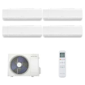 Naitec Multisplit – vonkajšia 12 kW + 4 x Naitec Stellair vnútorná 3,5 kW s montážou