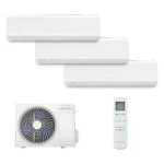 Naitec Multisplit – vonkajšia 8 kW + 3 x Naitec Stellair vnútorná 3,5 kW s montážou