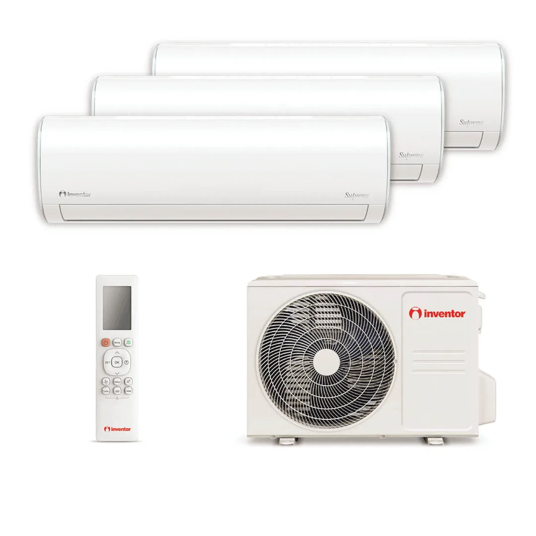Inventor Multisplit Supreme vonkajšia 8 kW + 3x Inventor vnútorná 3,5 kW s montážou